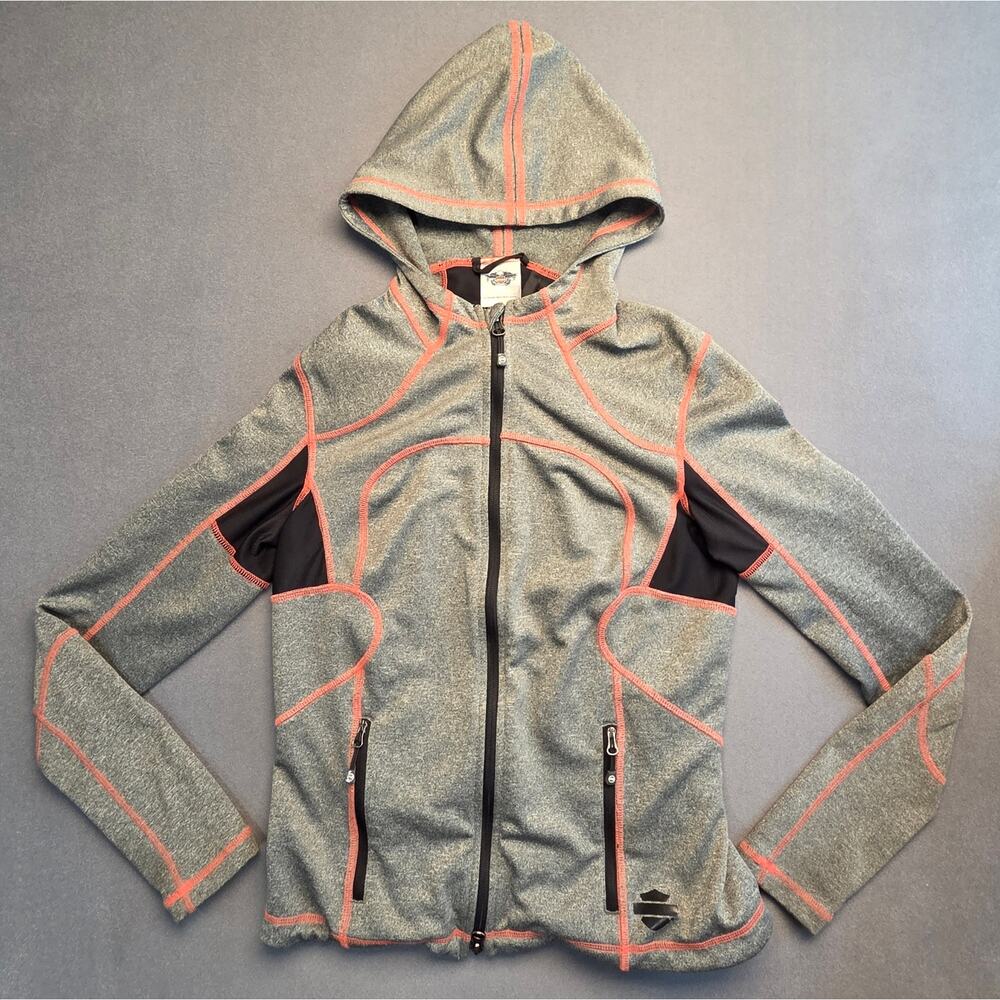 Harley-Davidson Performance Hoodie Jacket‎ Fleece Interior Logo Women's Medium